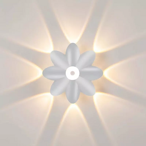 Luz LED de pared para exteriores, decoración hacia arriba y abajo, foco de Lotus Villa, pasillo, balcón, pasillo, luz de pared de fondo