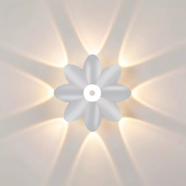 Luz LED de pared para exteriores, decoración hacia arriba y abajo, foco de Lotus Villa, pasillo, balcón, pasillo, luz de pared de fondo