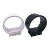 Luz de pared circular de luz blanca cálida/fría de 5W para decoración de interiores, luces brillantes, lámpara de pared LED negra/blanca, luz de arriba y abajo