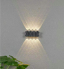 Lámpara de pared LED montada en la pared para interiores al aire libre hacia arriba y hacia abajo de iluminación impermeable IP65