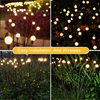 lámpara solar al aire libre luces solares de pared al aire libre luces de pared solares Vacaciones de Navidad Parque al aire libre Resort Decoración Tela Led luz de decoración de patio de navidad