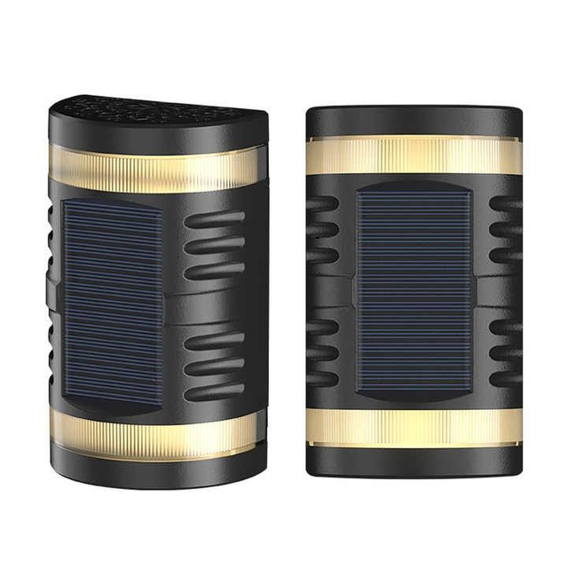 Luz solar al aire libre lámparas solares luces solares led al aire libre Luz solar de pared Jardín al aire libre Luz decorativa para el hogar Lámparas solares led impermeables Lámpara decorativa para patio de parque IP65