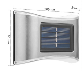 luces solares de pared para exteriores luces solares de pared lámpara solar para exteriores jardín césped luz solar precio de fábrica al por mayor para puerta delantera, patio, garaje, jardín