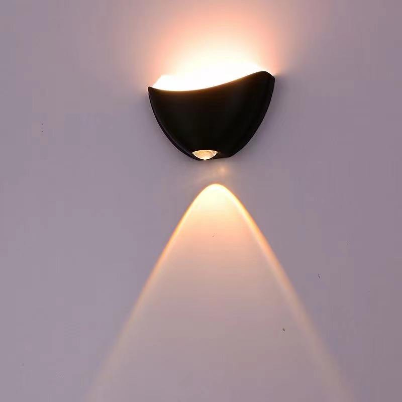 Nuevo estilo, lámpara de pared con personalidad nórdica, lámpara led simple de fondo para sala de estar, lámpara de pared redonda, iluminación minimalista para pasillo de hotel