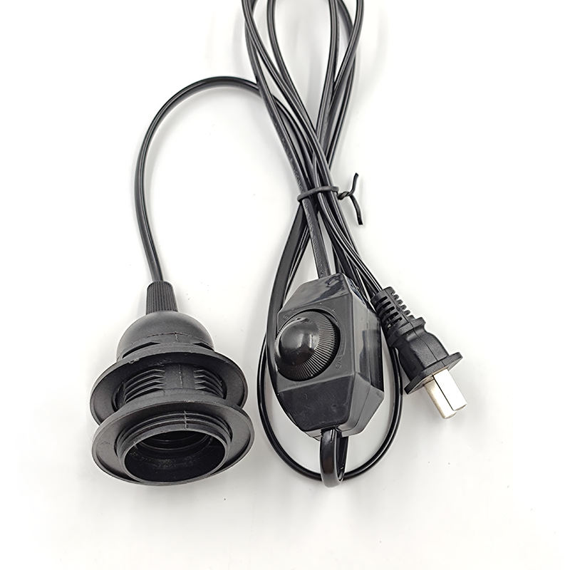 Cable de línea 303 /304 /317 /301 Cable de alimentación atenuador/interruptor de doble botón Cable de enchufe de la UE para bombilla LED/luminaria de escritorio EE. UU. E26 AU
