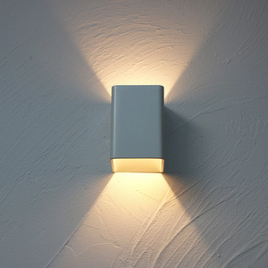 AC85-265VRGB de aluminio moderno Art Deco de 5W, accesorio de iluminación de diseño Simple, luz de noche, lámpara de pared LED para dormitorio