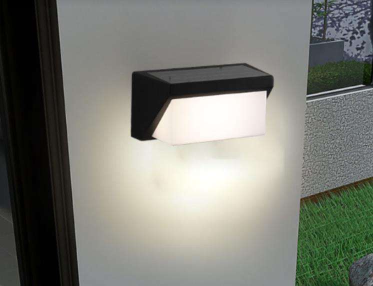 Luz Solar a prueba de agua, luz Led Solar para exteriores, lámpara de luz solar para jardín, calle, paisaje, balcón, decoración, lámpara de pared Solar para exteriores