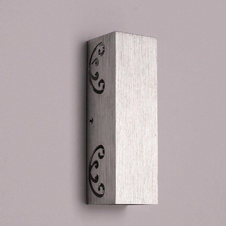 Lámpara de aluminio de alta calidad, luz de pared de 6W para interiores, luces de pared de mariposa de 2W con control remoto, luz de noche led, pared de cabecera 