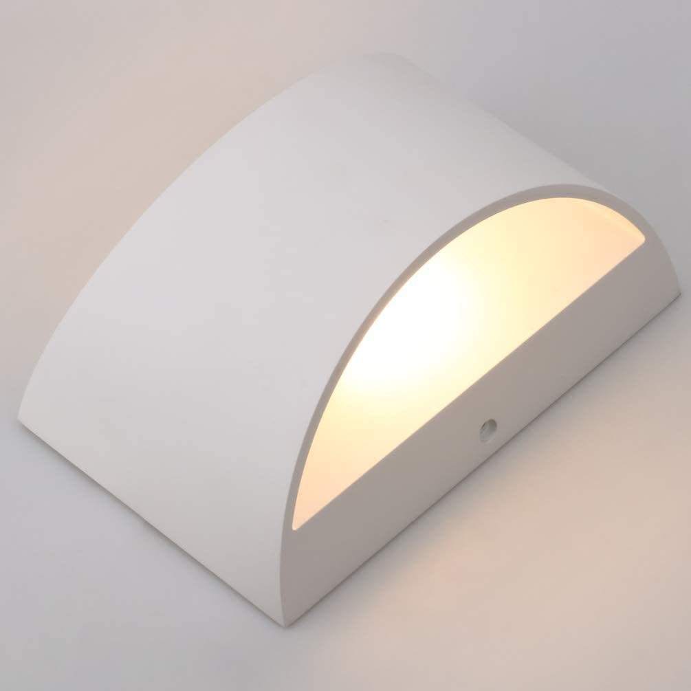 Nueva lámpara de pared LED de 10 W para interiores, lámpara de pared decorativa de aluminio arriba y abajo, aplique de pared LED para dormitorio, iluminación impermeable