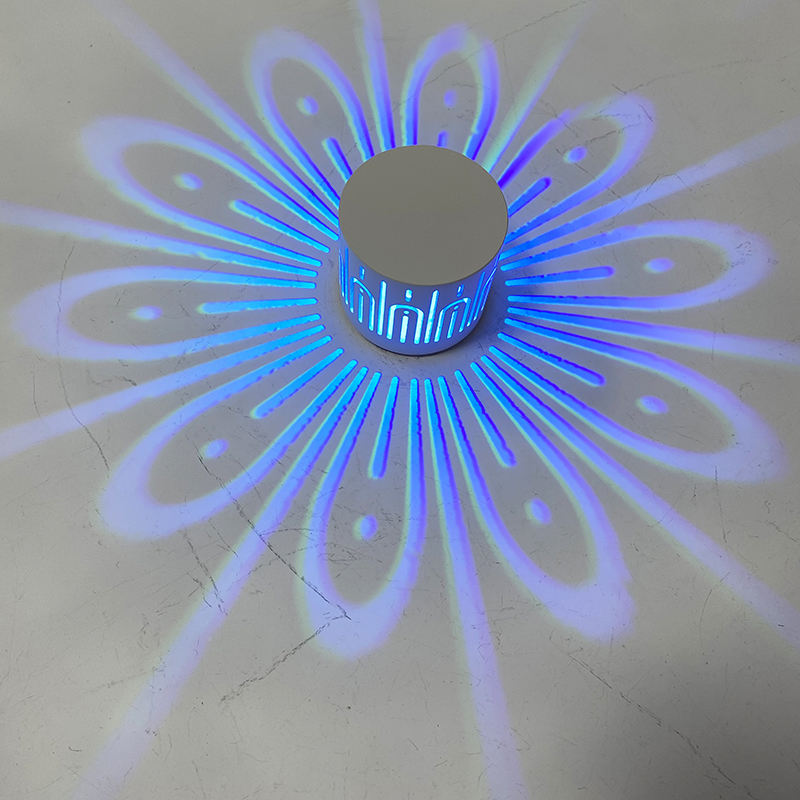 Nueva lámpara de pavo real, luz de pared Led, apliques RGB, lámpara de decoración, luz interior