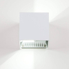 Venta caliente Modern LED Up Down Lighting Sala de estar Cubo Sconce Lámpara Montaje Interior Exterior Luz de pared 20W 12CM Cubo de luz