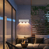 Moderna lámpara de pared LED para interiores, lámpara de noche, sala de estar, iluminación del hogar, pasillo, decoración, luz de aluminio, AC85-265V