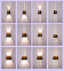 Luminaria de estilo nórdico, resistente al agua, para jardín, 12W, LED, lámpara de pared, luz nocturna, decorar para iluminación exterior, fondo de sofá