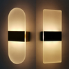 Aplique de pared acrílico de 6w, teclas de Piano, luz de pared para sala de estar, baño, dormitorio, luminaria, luz nocturna de 85-265V