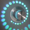 3W Pared decorativa Luces LED Lámpara de techo Luces LED decorativas de pared Decoración interior Luz de pared LED empotrada en stock con dormitorio interior KTV Bar