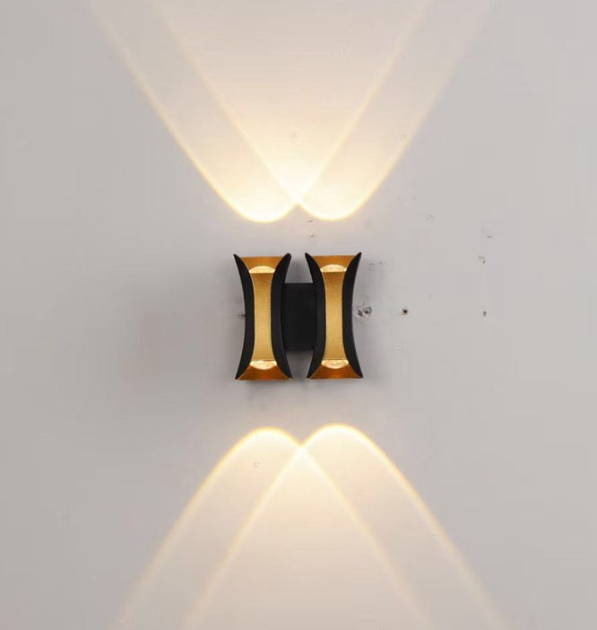 Lámparas de pared de vidrio para jardín, accesorio de iluminación Exterior para exteriores, Retro IP65, LED impermeable para casa, porche, pasillo, puerta de entrada y Patio