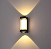 6W 12W LED moderna lámpara de pared impermeable para exteriores dormitorio interior sala de estar balcón luz de pared iluminación del hogar aplique de pared de aluminio