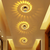 Lámpara de pared de techo LED Rgb porosa montada en el techo con control remoto para interior Restaurante Bar Aplique de luz Patio