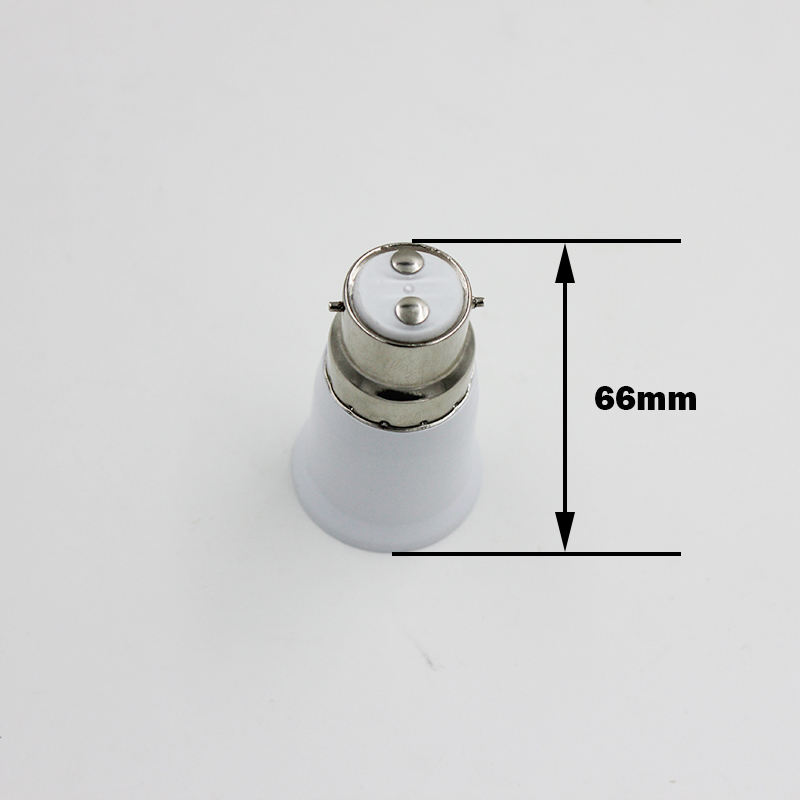 Accesorios de iluminación de enchufe E27 a B22, convertidor de adaptador de enchufe base para lámpara de luz LED, bombilla de tornillo de bayoneta