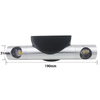 2x3W AC85-265V 360 grados de rotación LED lámparas de pared lectura lámpara de pared espejo iluminación escalera luz moderna aplique de pared