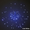 Fuegos artificiales al aire libre alambre de cobre LED cadena 100leds impermeable Navidad hadas luz colgante decoración luces alimentadas por batería