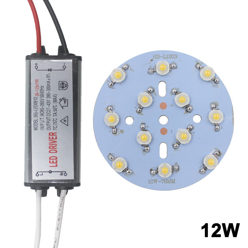 Lámpara de bombilla de alta potencia de 3W con transformador de iluminación de controlador de adaptador de controlador LED 280-300mA