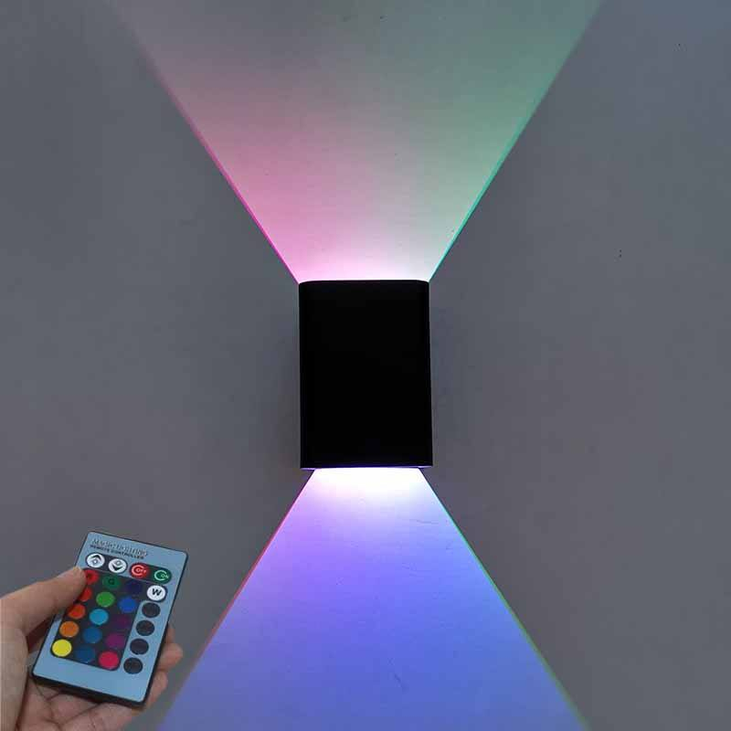 Lámpara LED minimalista moderna de aluminio, lámpara de noche, lámpara de pared para habitación, espejo de baño, apliques modernos para exteriores