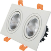 Foco empotrable LED de doble cabezal Foco empotrable de techo Foco empotrable 10W 14W 20W 24W
