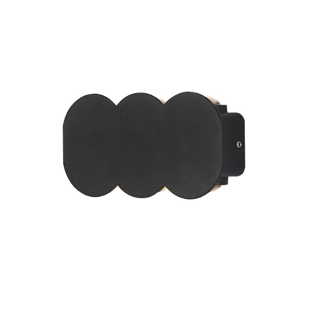Moderna lámpara de pared LED de 4W para exteriores, resistente al agua, IP65, de aluminio, luz de pared hacia arriba y hacia abajo, aplique de decoración para porche de jardín, luz de 110V y 220V
