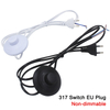 Cable de alimentación EU US UK E27, Base de bombilla, Cable de extensión, interruptor de lámpara led, convertidores de enchufe eléctrico de 110v y 220v
