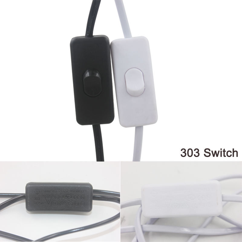 Cable de alimentación EU US UK E27, Base de bombilla, Cable de extensión, interruptor de lámpara led, convertidores de enchufe eléctrico de 110v y 220v