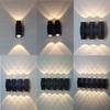 Aplique de pared moderno, luces LED de 12W para pared de habitación, lámparas de iluminación de pared de aluminio para sala de estar, dormitorio, pasillo