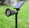 Luz solar LED para jardín, luz impermeable para césped, alimentada para decoración de patio, alumbrado público con precio al por mayor