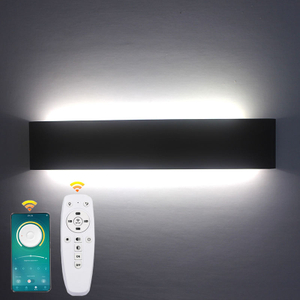 Lámpara LED de aluminio minimalista moderna de 2,4G, lámpara de noche, lámpara de pared, lámpara de pared para habitación, baño, espejo, luz, pasillo creativo directo