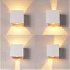 Sensor de movimiento de cubo Luz de pared LED de alta calidad 12W Blanco ajustable al aire libre ip65 a prueba de agua para sala de estar interior