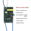 Controlador de lámpara LED de 8-50W, entrada de transformador de luz, adaptador de fuente de alimentación de AC175-265V, corriente de 220mA para Chip de bombilla de foco LED