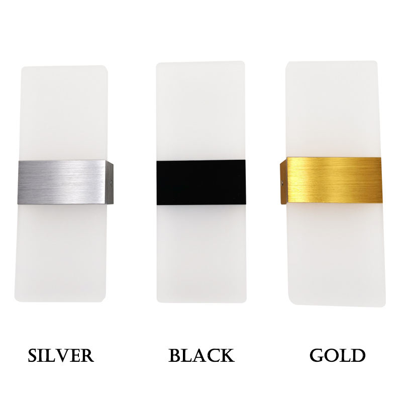 Lámpara de pared LED moderna, accesorio de iluminación interior minimalista, apliques de pared, escalera, 6W, 10W, dormitorio, mesita de noche, sala de estar, iluminación de pasillo de casa