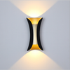 Lámpara de pared de jardín IP65 Luz de pared LED impermeable para exteriores 10W AC 110V 220V Iluminación hacia arriba y hacia abajo Aparece un ambiente de color blanco