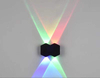 4W 6W 8W Negro 001 Lámpara de pared impermeable Diseño popular Arriba y abajo Lámpara de pared Lámpara de hotel Apliques de pared LED