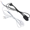 Regulable 1,8 m UE/EE. UU. Enchufe interruptor de luz interruptor redondo Cable de alimentación para lámparas LED pantalla luces de papel lámparas de estrellas