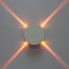 Lámpara LED de pared para interiores, lámpara de pared de barbería de aluminio montada en la pared, sala de estar, estrella cruzada de alta calidad a buen precio