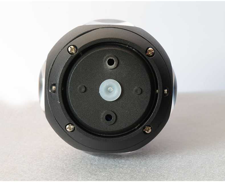 Lámpara de pared LED de alta calidad, negra, de cuatro lados, 12W, redonda, impermeable, para exteriores, para jardín, decorativa, colorida, arriba y abajo