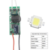 Chip COB de luz de inundación LED de alta potencia de 10W, 20W, 30W, 50W + fuente de alimentación de reflector LED de entrada de CA/CC de 12V, controlador Led