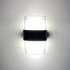 LED Innovador 2.4G Control remoto inteligente Temperatura de tres colores 3 modos Colores Lámpara de pared impermeable IP65 Arriba y abajo