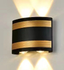 Pared de oro Luces de pared LED Montaje en pared Luz LED Luz de pared LED Lámpara de iluminación de pared LED Lámpara de pared arriba y abajo