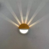  Creative Round Star Light Led Lámpara de pared Aplique de interior Iluminación sobre la lámpara de pared del jardín sobre la lámpara de pared del jardín sobre la lámpara de pared del jardín