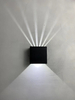Lámpara de pared de seis haces de 6 W, luces led, candelabro de pared estético, lámpara de pared moderna led, candelabro de pared para exteriores, luces de pared led para interiores