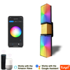 Lámpara de pared con Control por aplicación Tuya de 9W, lámpara de pared con cinturón dorado, lámpara de pared inteligente, iluminación exterior