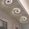 Luz de techo con orificio en espiral integrado Iluminación interior Luz de pared decorativa RGB con controlador