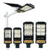 Luz de inundación solar IP66 para exteriores a prueba de agua y protección contra rayos con luz de calle solar con marco de vidrio para PC antidesprendimiento